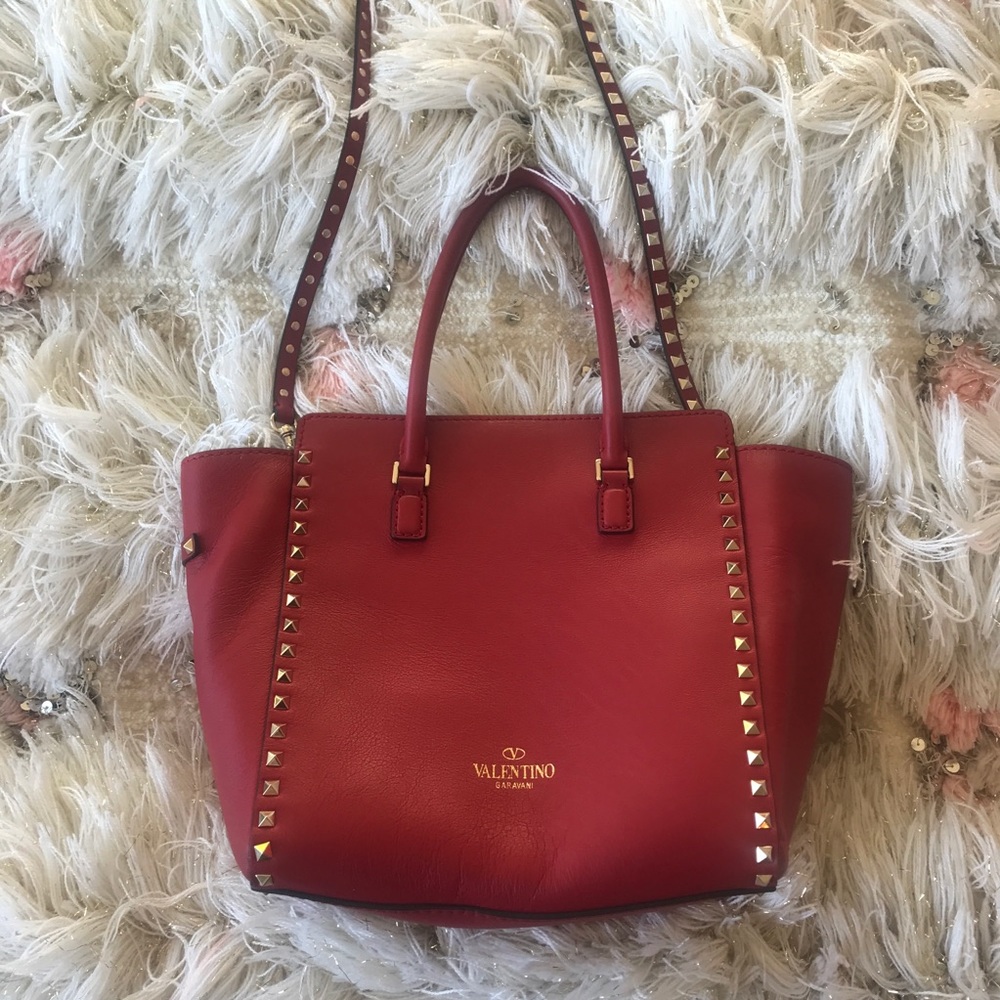 Authentic Valentino Rockstud Tote